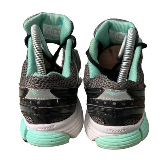 Saucony Grid Gray and Green Running Athletic Shoes Womens‎ Size 8.5 - Picture 4 of 10